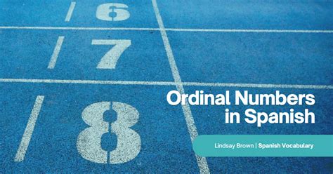 Ordinal Numbers In Spanish Master 1 10 And 11 100