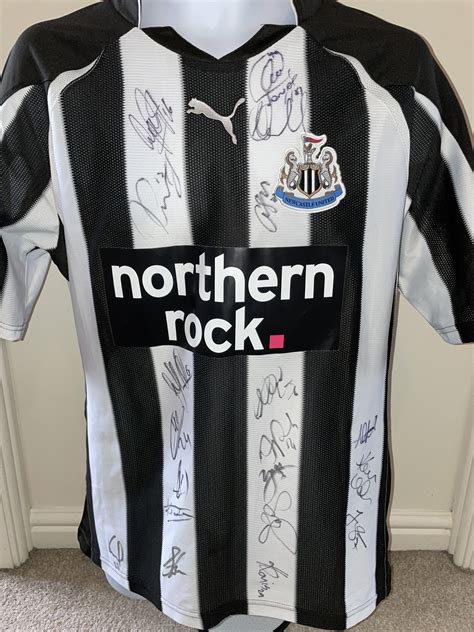 Multi Signed Newcastle United 2010 11 Home Shirt Its Signed Memorabilia