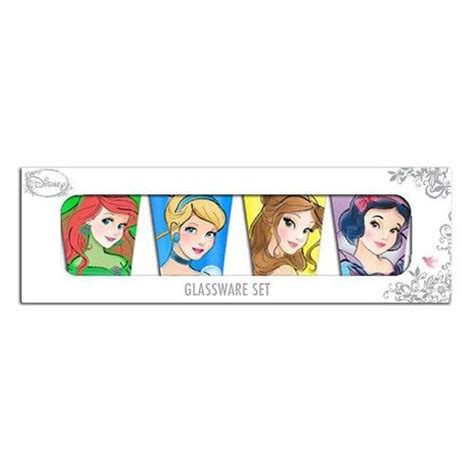 disney princesses faces mini glass 4 pack princess face disney face characters disney