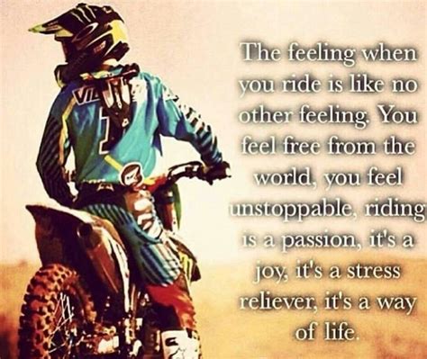 The more you ride the bike, the better it gets, and the more you. Dirt Bike Racing Quotes. QuotesGram | Dirt bike racing, Dirt bike quotes, Bike quotes