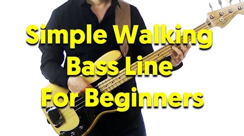 Simple Walking Bass Line For Jazz Beginners Acordes Chordify