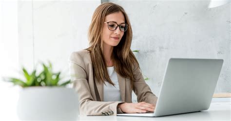Woman Laptop Office Women On Business