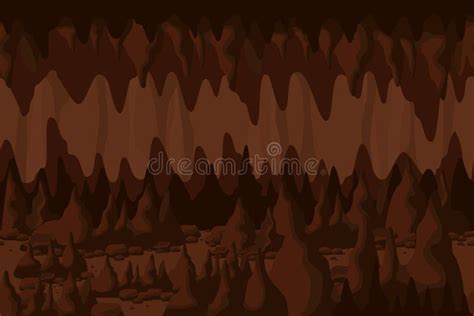 Mystery Colorful Cave Tunnel Landscape Background Underground Cavern