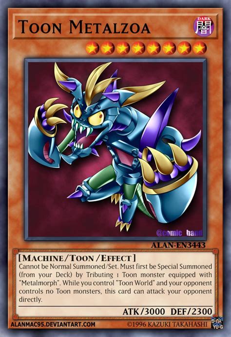 Find great deals on ebay for yugioh card toon world. Toon Metalzoa by AlanMac95 | Yugioh dragon cards, Custom yugioh cards, Yugioh cards