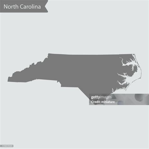 North Carolina Map High Res Vector Graphic Getty Images