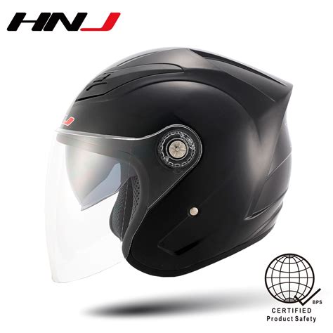 Hnj A4 003 Half Face Motorcycle Helmets Motor Helmet Dual Visor