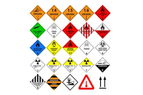Dangerous Goods Shipping Labels Perforated Hardy Packaging Ltd