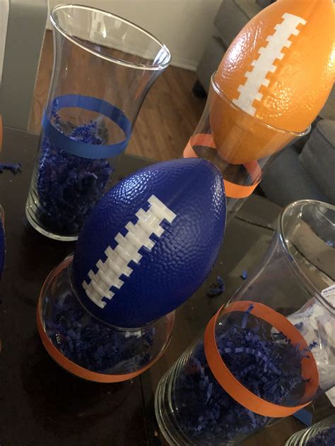Centerpieces Football Centerpieces Football Fundraiser Football Party Decorations