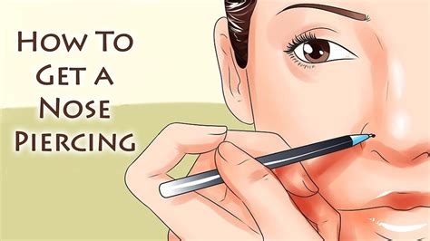 How To Pierce Your Own Nose Nose Piercing Step By Step Nostril