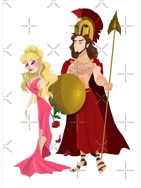 Aphrodite And Ares Poster For Sale By Jonasemanuel Redbubble