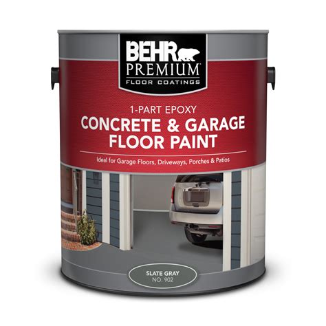 1 Part Epoxy Concrete And Garage Floor Paint Behr Premium Behr Canada