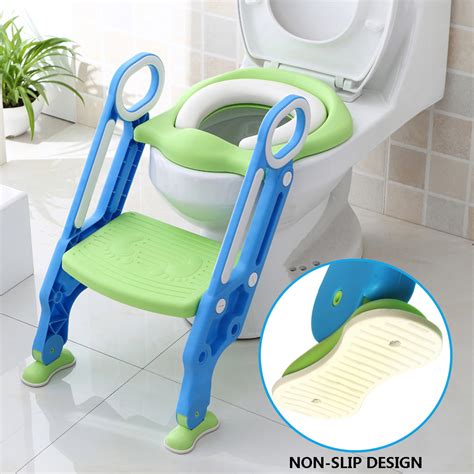 Kid Trainning Potty Toilet Trainer Seat With Sturdy And Non Slip Step