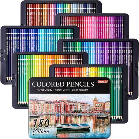 Shuttle Art 180 Colored Pencils Soft Core Coloring Ubuy Nigeria