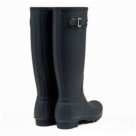 Hunter Womens Original Tall Wellington Boots In Navy Sinclairs Online