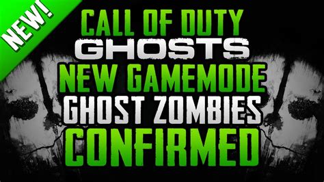 Call Of Duty Ghost Zombies Game Mode Ghost Confirmed Gamemode Youtube