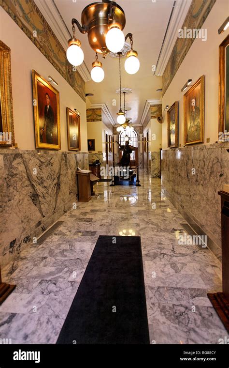 Hallway Interior Of Nevada State Capitol Building Carson City Nevada