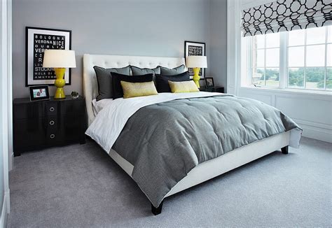 Brilliant bedroom ideas grey black and white to inspire you. Best 12 Grey and Yellow Bedroom Design Ideas For Cozy and ...