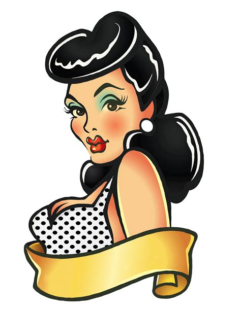 Vintage Pin Up Girl Vector At Vectorified Com Collection Of Vintage