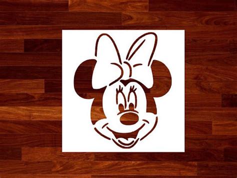 Disney Stencil Minnie Mouse Stencil Disney Stencils Minnie Stencils