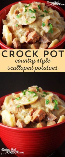 It's easy to adapt your favorite oven or stovetop recipes to slow cooker cooking: 35 Best Ideas Ham and Scalloped Potatoes Recipe by Paula ...