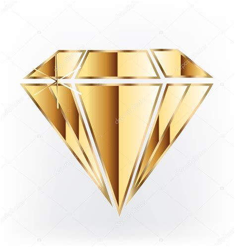 Gold Diamond Logo Stock Vector Image By ©glopphy 129241882