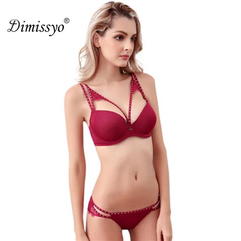 Buy Dimissyo Womens Underwear Set Noble Sexy Push Up Seamless Bra Set Hollow
