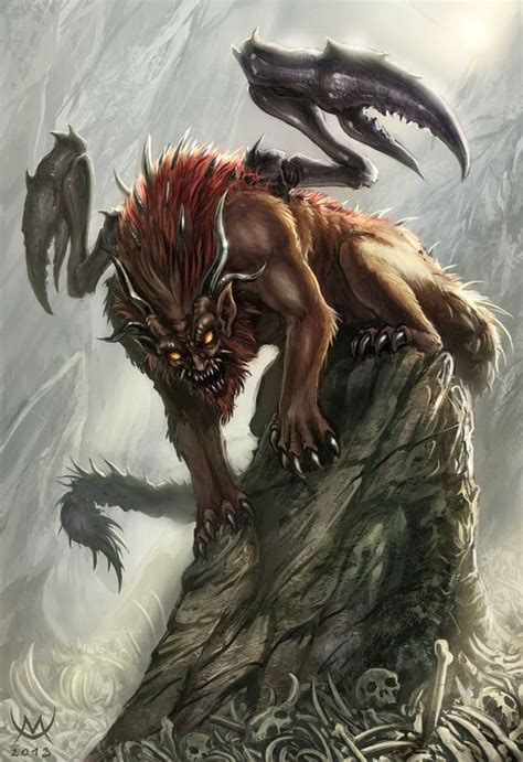 The Manticore Is A Persian Legendary Creature Similar To The Egyptian