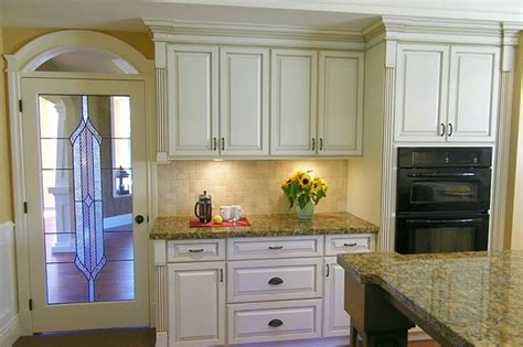Can urge on you to acquire the latest instruction nearly diy antique cream kitchen cabinets. Antiqued Cream Kitchen cabinets - Traditional - Kitchen ...