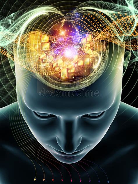 Energy Of Human Mind Stock Illustration Illustration Of Background