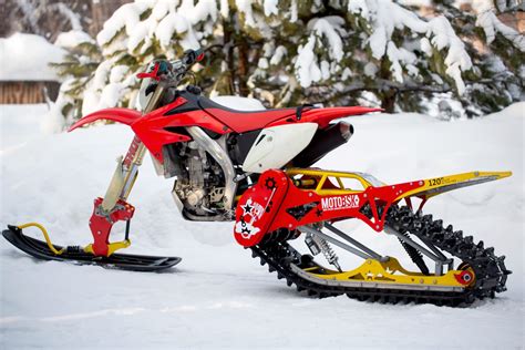 Snow Bike Kit For Snowriding By Motobsk Brand New Any Color Any Bike Model Ebay