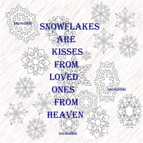 Snowflakes Quote I