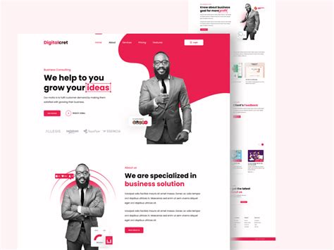 Creative Agency Landing Page Design Uplabs