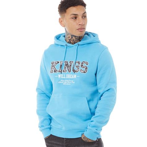 Buy Kings Will Dream Mens Keano Hoodie Bright Bluewhite