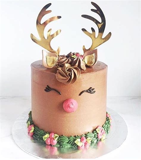 See more ideas about childrens birthday cakes, birthday, party. Reindeer cake christmas | Reindeer cakes, Christmas cake, Christmas cupcakes