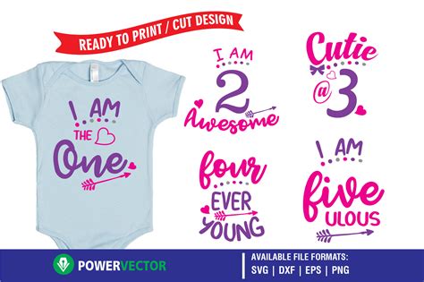 Kids Birthday Party T Shirt Designs Printing Cutting Files 152728