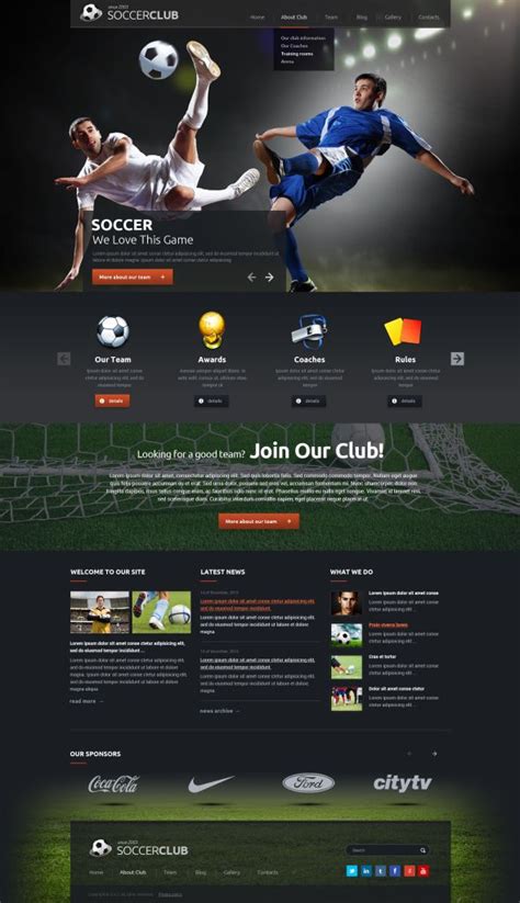 It's the best website available to find the latest. 10 Best Sports website templates - Tonytemplates