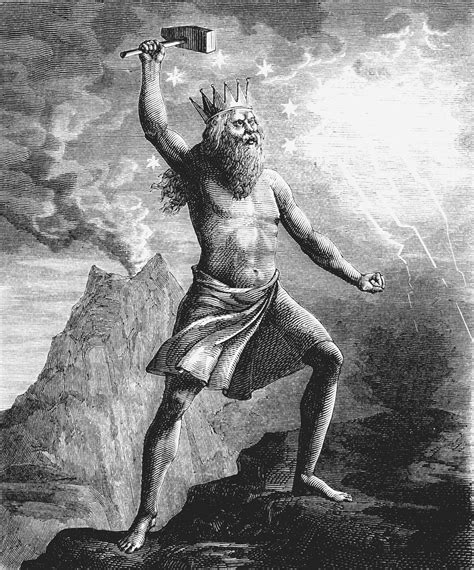 Thor Norse God Thunder Hammer Britannica