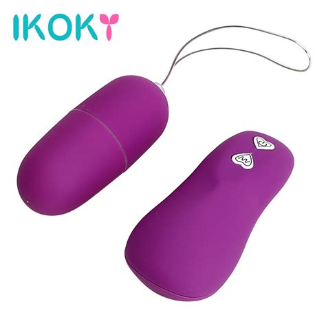 Ikoky Bullet Vibrator Waterproof Wireless Remote Control Sex Products Powerful Vibrating Egg
