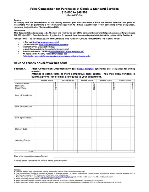 40 Great Comparison Chart Templates For Any Situation Templatelab