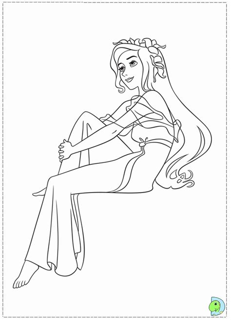 Giselle Princess Coloring Pages Clip Art Library