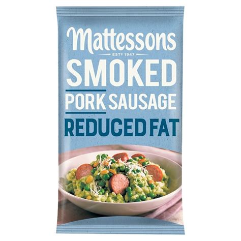 Mattessons Reduced Fat Smoked Pork Sausage Morrisons