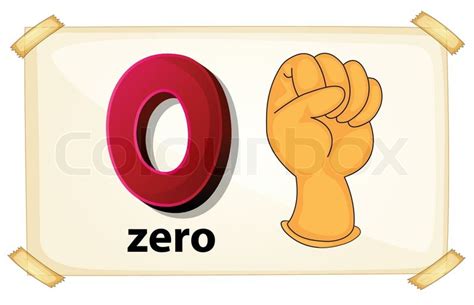 Zero checking with zerocard is built for the digital age, requiring signup by app and use your linked debit card to earn 0.5% cashback rewards or the zerocard to get 1% to 3% back on your purchases. Illustration of a flash card number zero | Stock Vector | Colourbox
