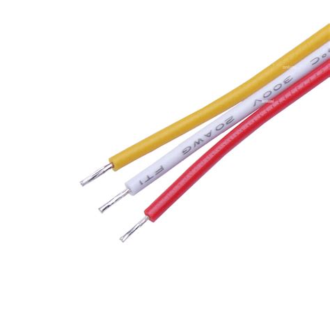 3 Pin Red White Yellow Unsheathed Flat Wire Onlumi Technology