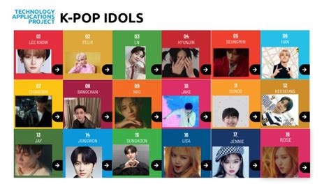 k pop idols project