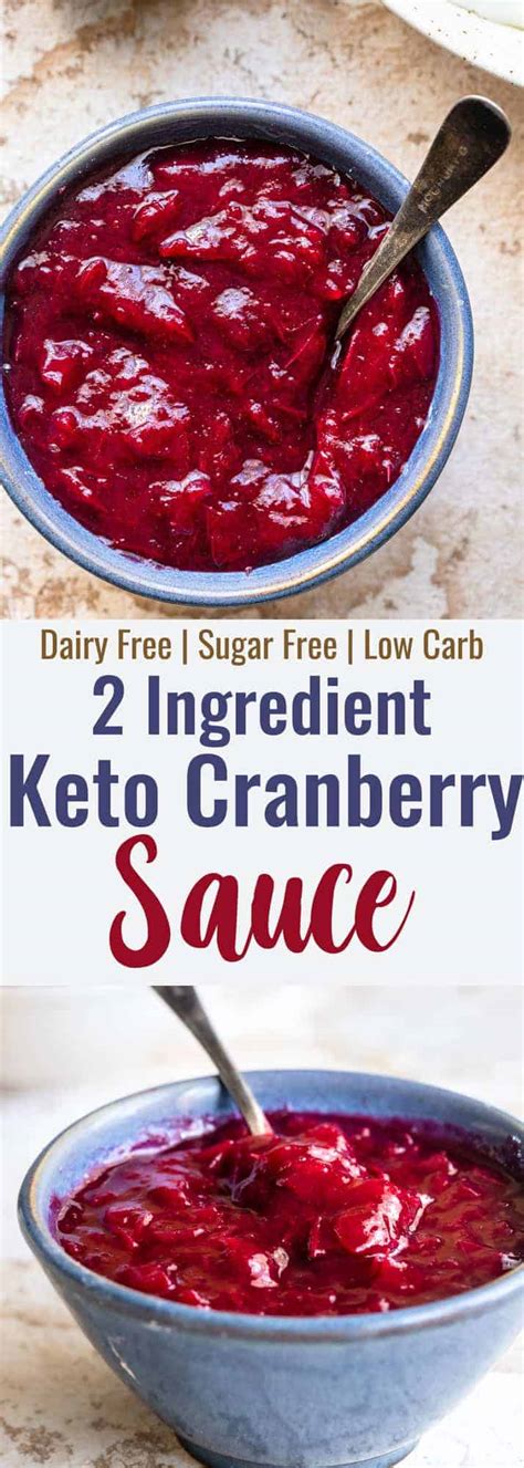 With that being said, if something has a couple grams of sugar in. Low Carb Sugar Free Keto Cranberry Sauce | Food Faith Fitness