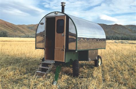 Tiny House Living In A Luxury Sheep Wagon Mountain Living