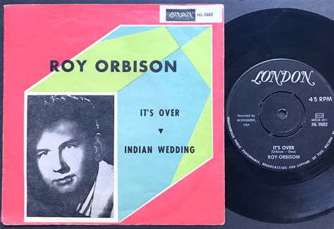 Nostalgipalatset Roy Orbison It´s Over Swe Ps 1963