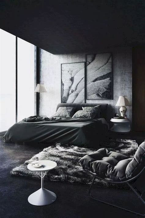 54 Inspiring Mens Bedroom Design Ideas Black Bedroom Design Elegant