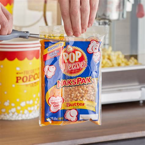 Pop Weaver All In One Naks Pak Popcorn Kit For 8 Oz Poppers 24case