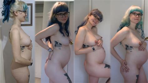 Heidiv My Nude Pregnancy BELLY BUMP Growth ManyVids